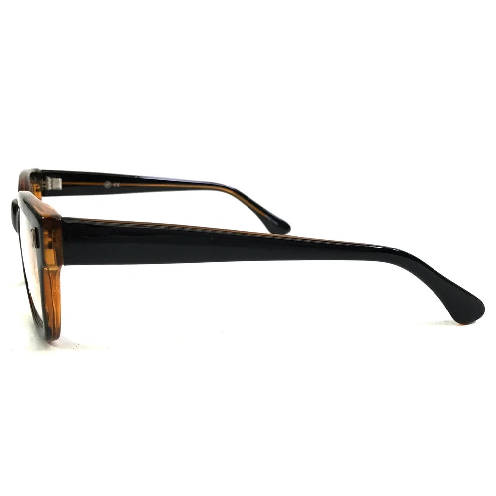 Vivid Eyeglasses Frames SOHO 99 BLACK/BROWN Square Thick Rim 49-21-145